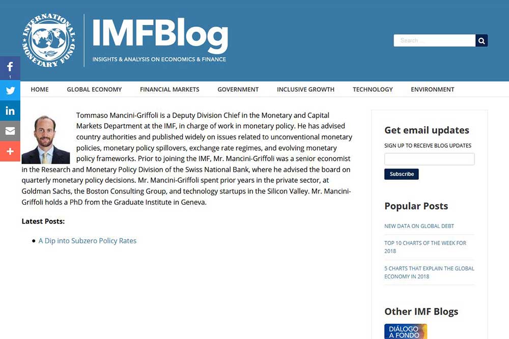 IMF Blog Tommaso-Mancini-Griffoli