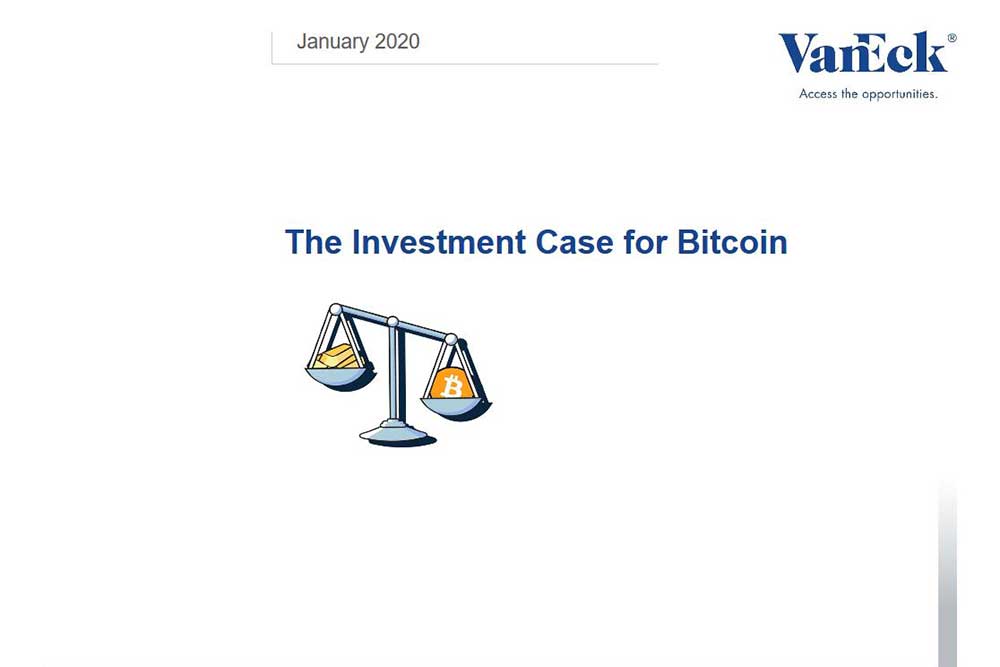 VanEck　The Investment Case for Bitcoin