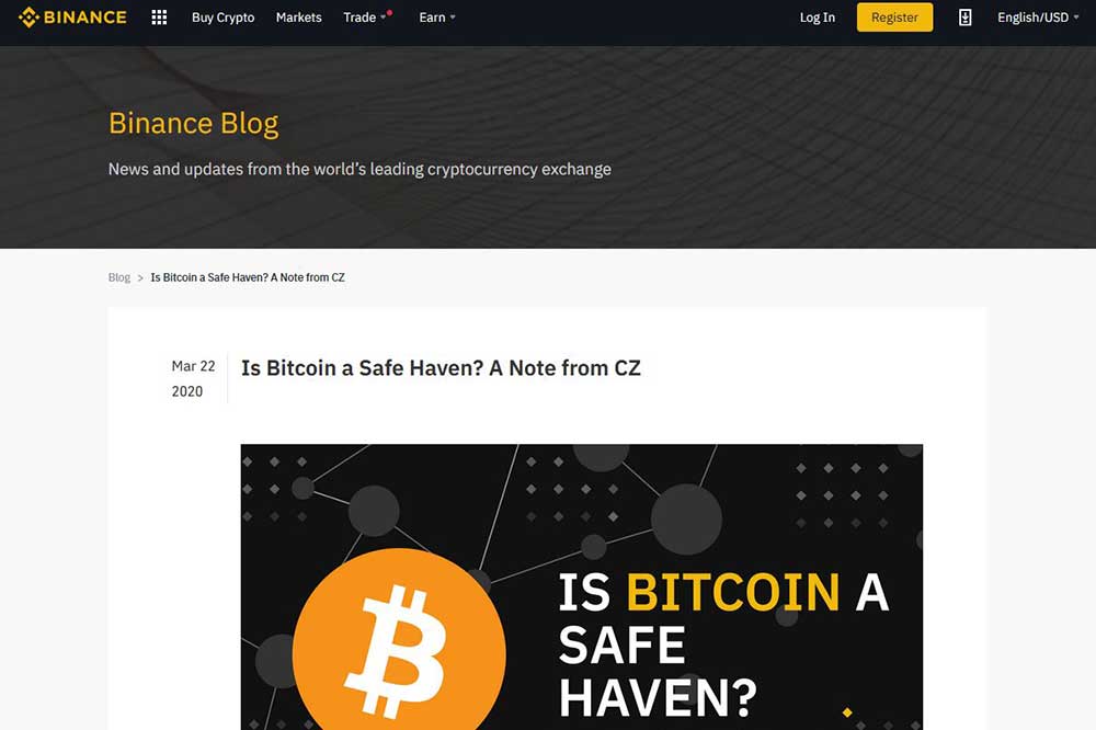 BINANCE blog