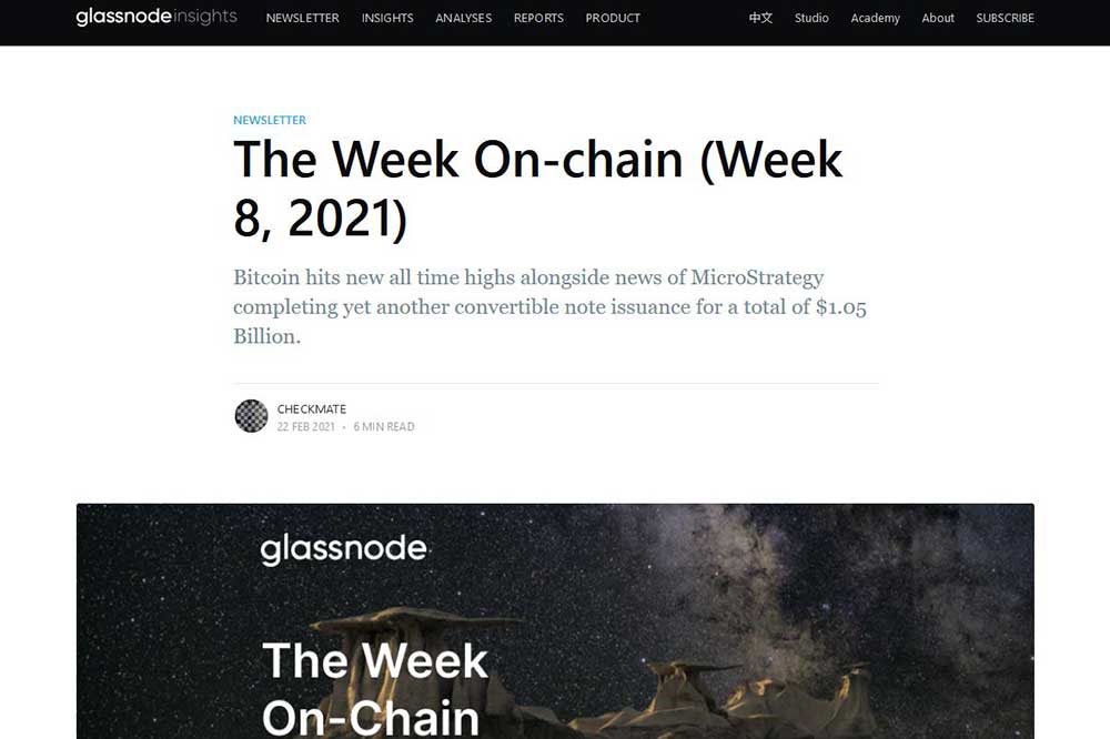 Glassnode The Week On-chain